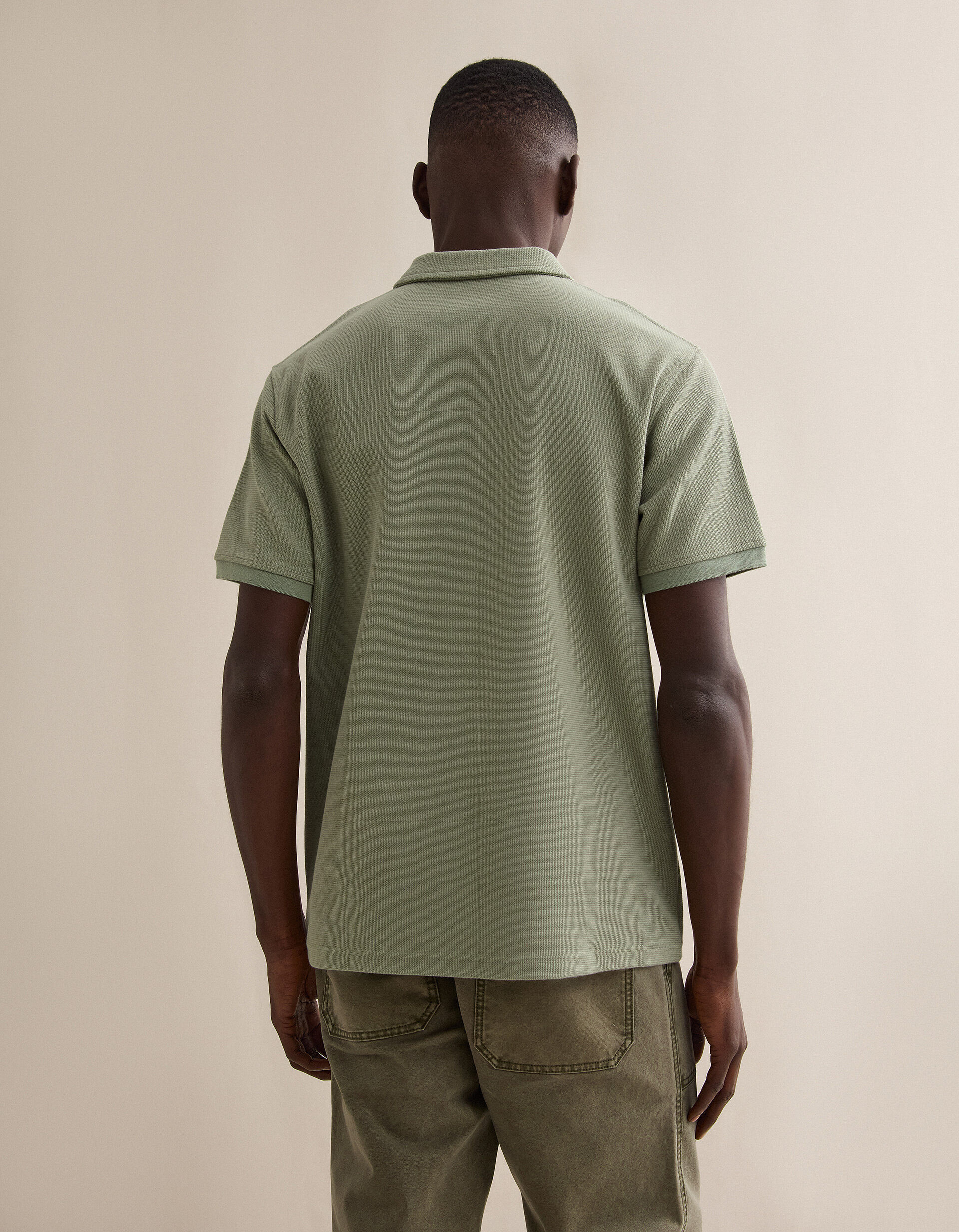 Comprar Online Polo Waffle, Homem, Verde