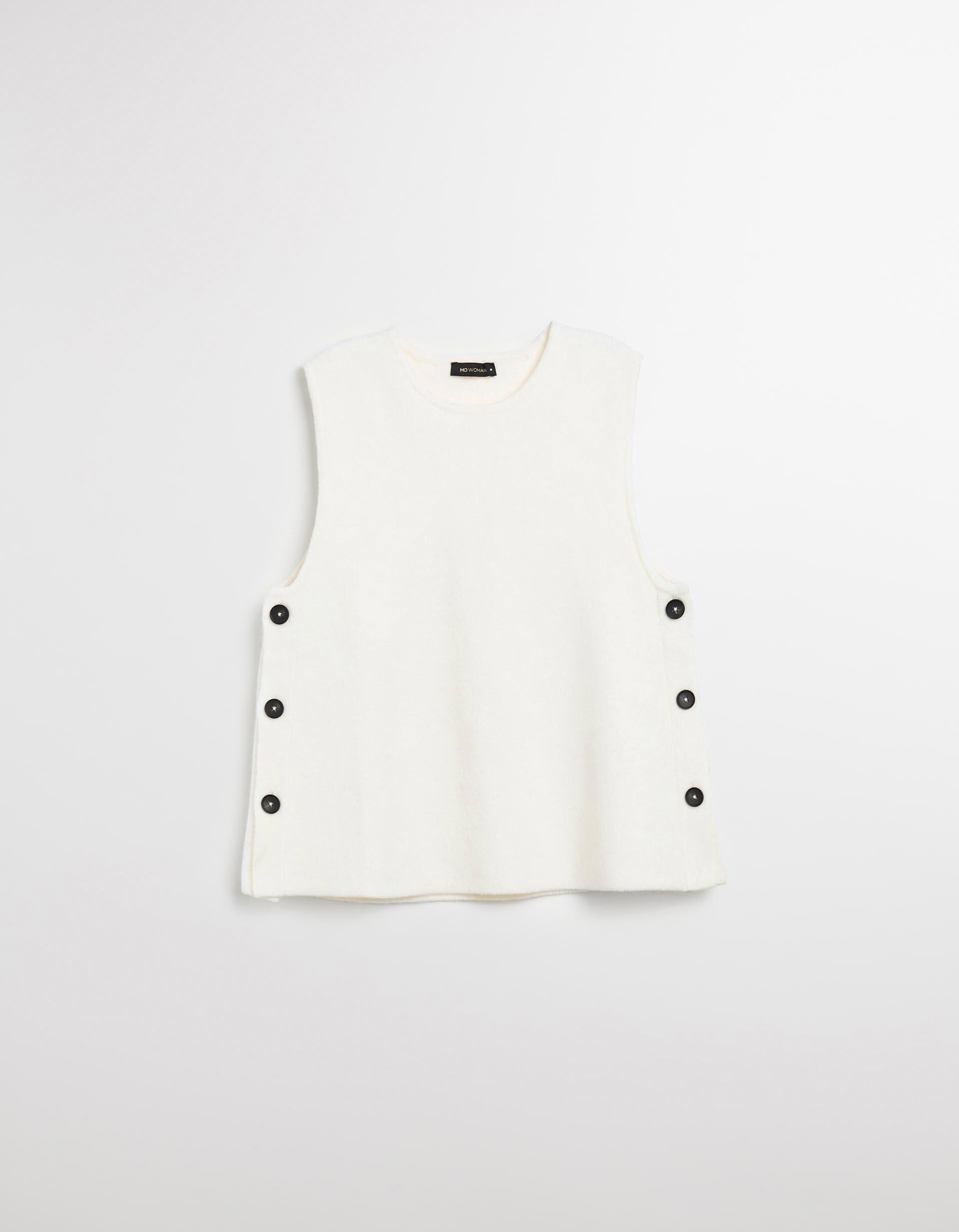 Comprar Online Colete de Malha, Mulher, Branco