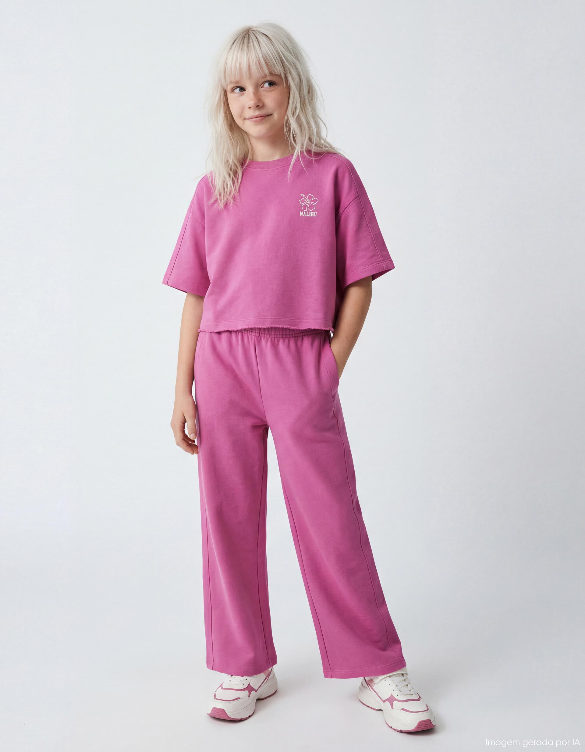 Comprar Online Conjunto de Jogging, Menina, Rosa