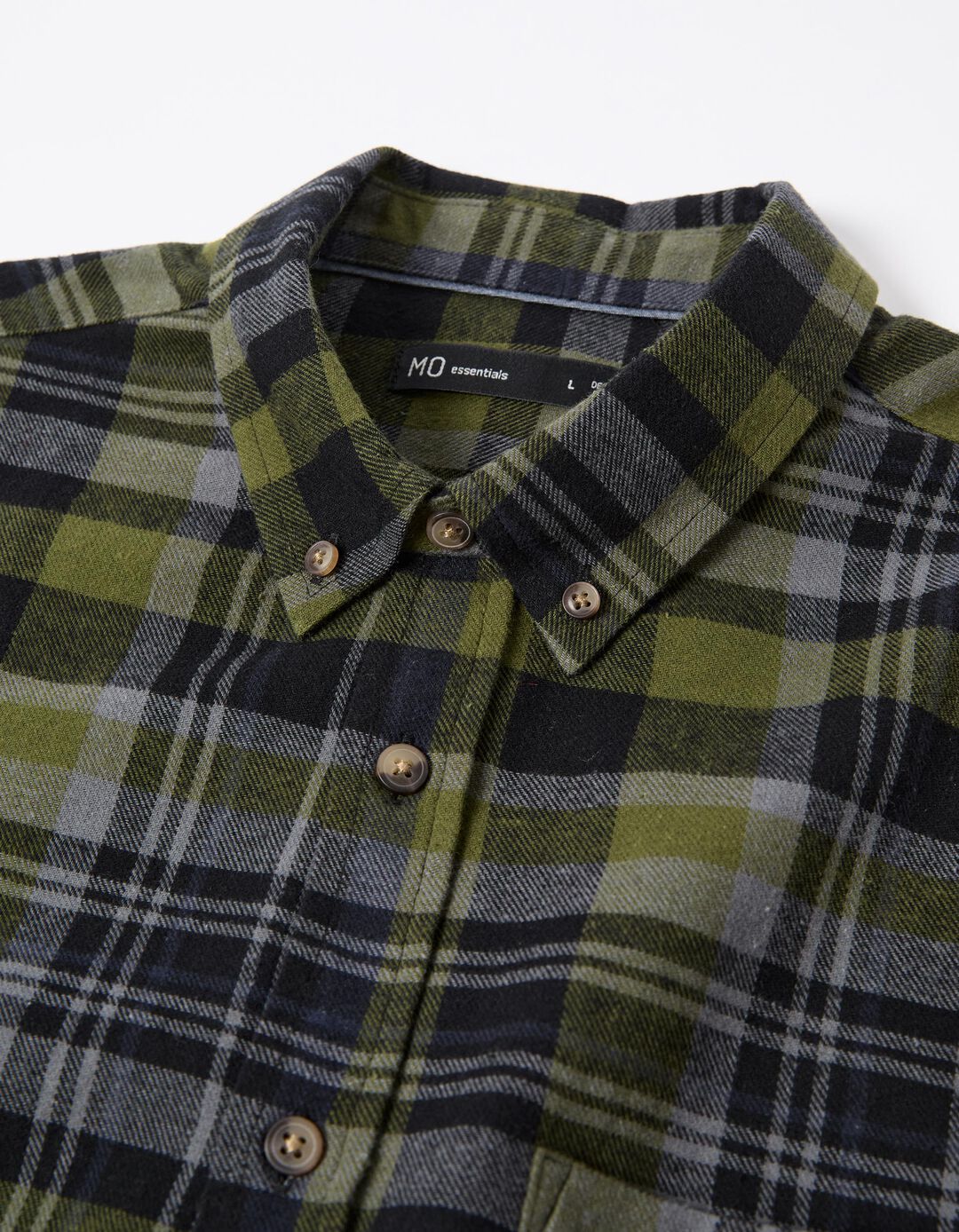 Camisa Flanela de Xadrez, Homem, Verde