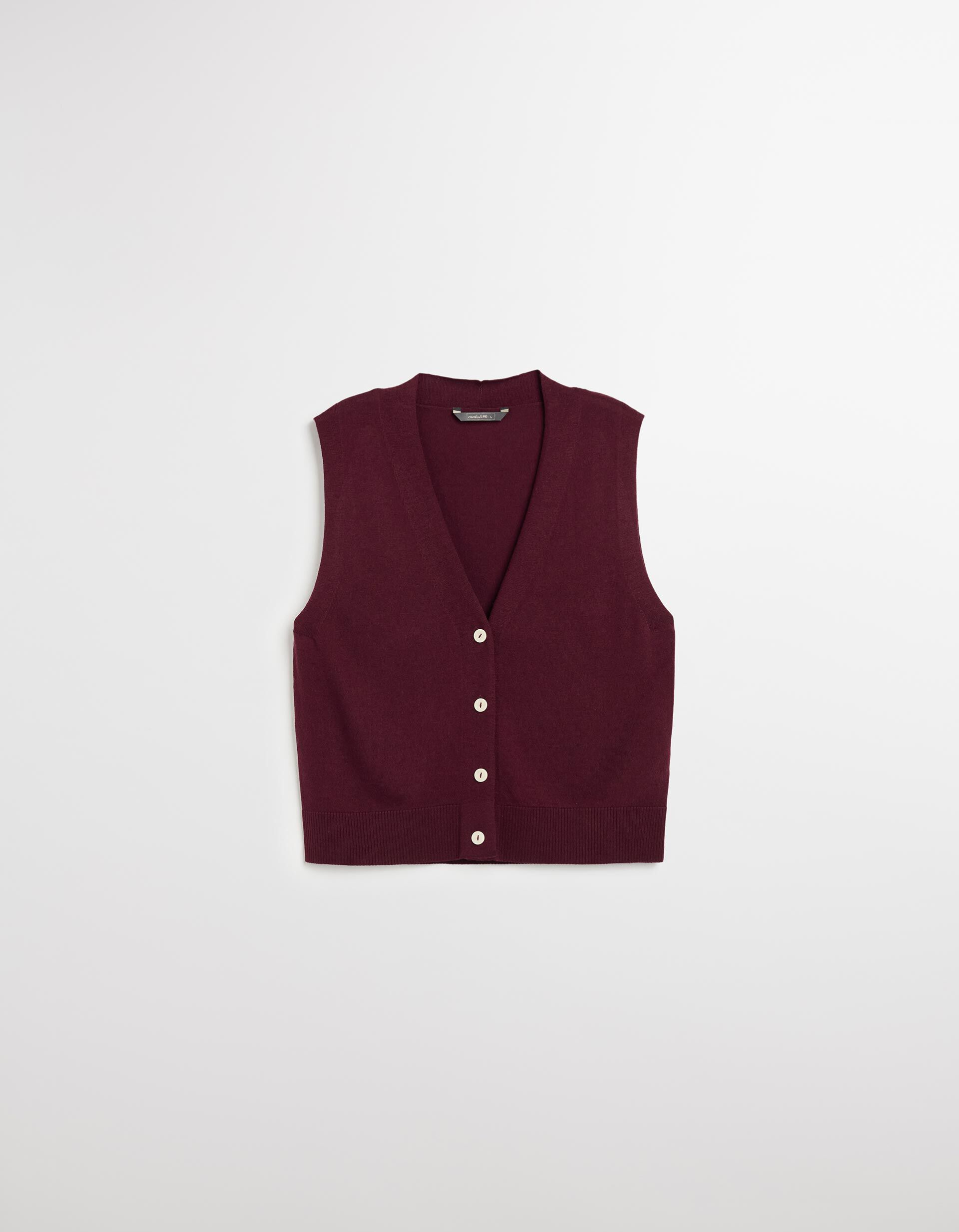 Comprar Online Colete com Caxemira, Mulher, Roxo