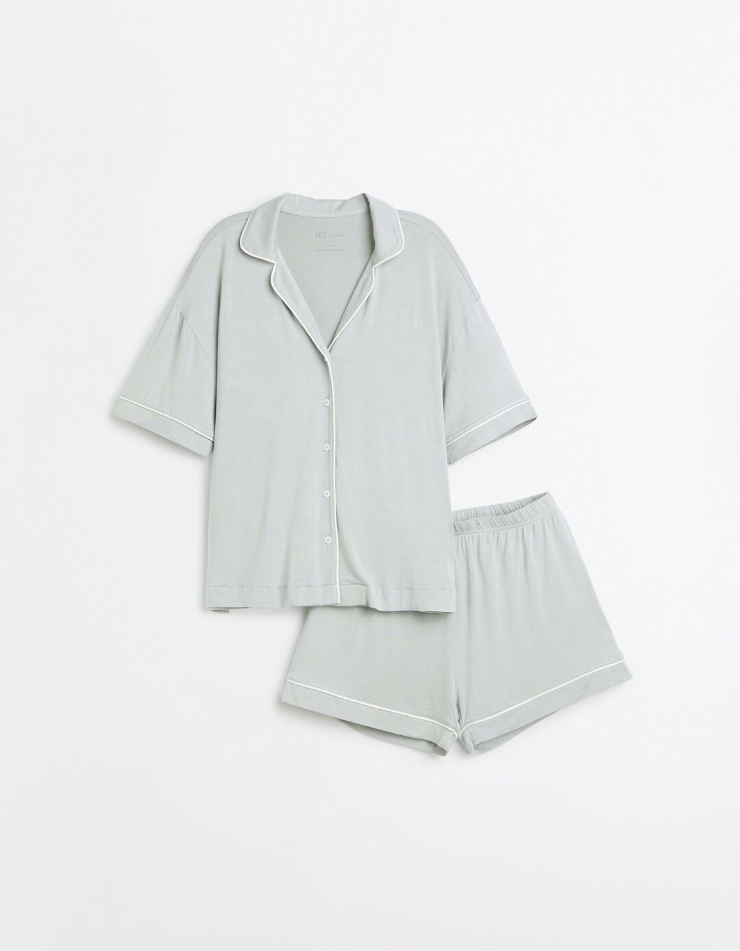 Pijama Em Viscose, Mulher, Verde Claro