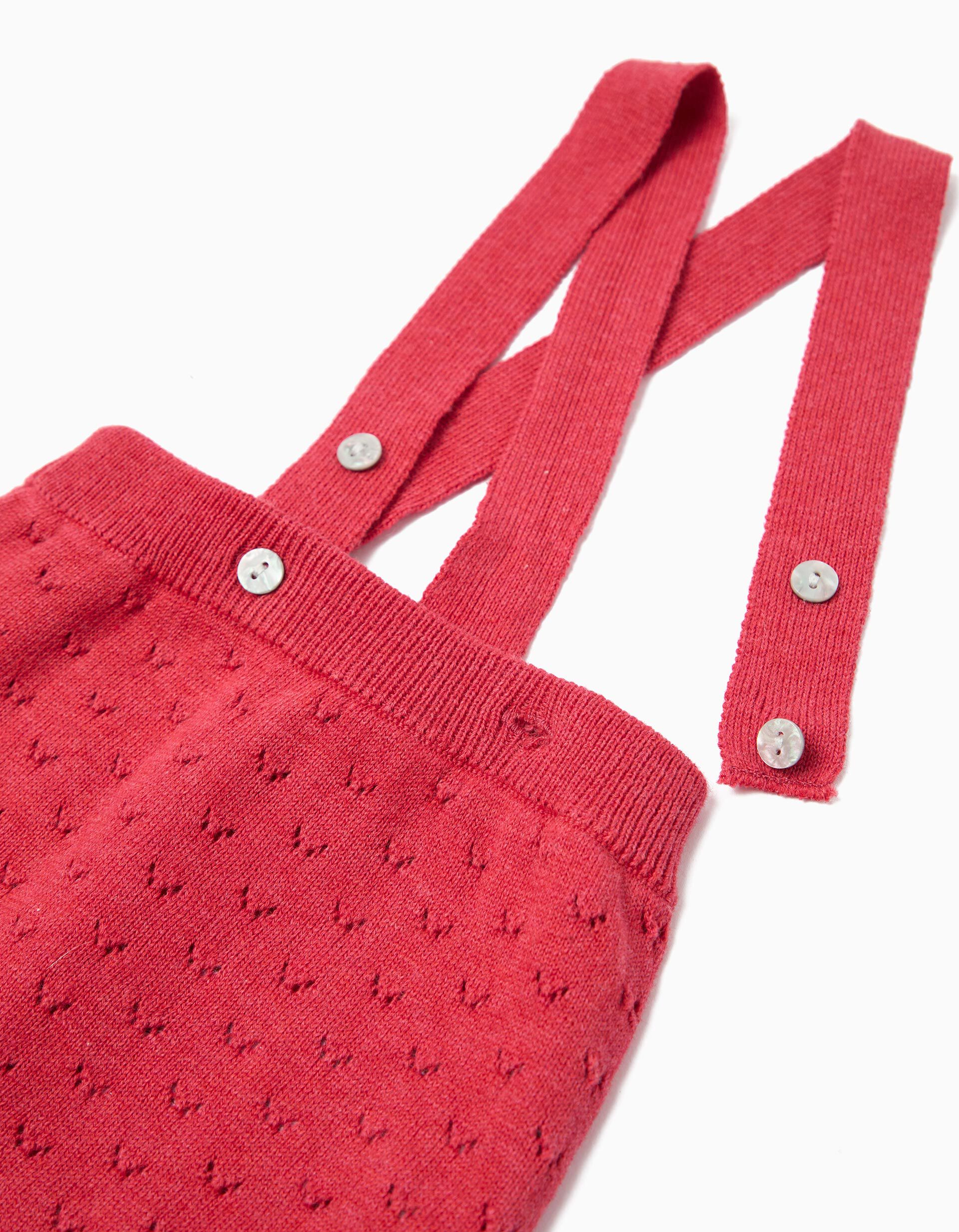 Comprar Online Cal&ccedil;&otilde;es de Malha, Rec&eacute;m-Nascido, Vermelho