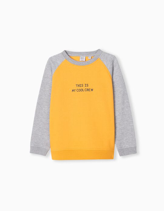 Sweatshirt, Menino, Amarelo