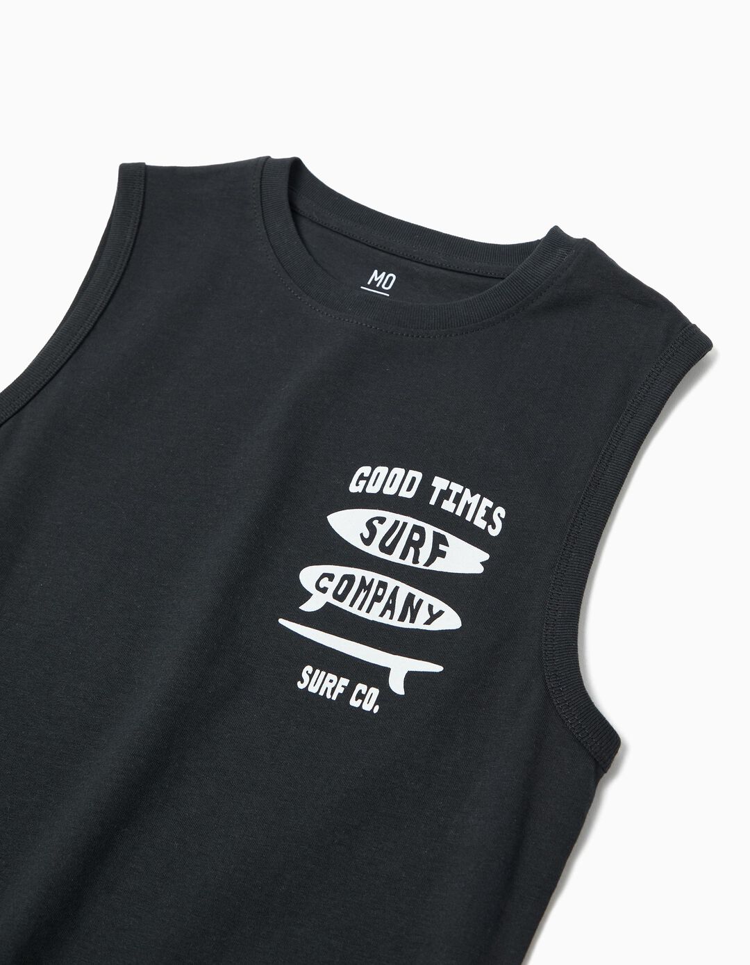 T-shirt Estampada, Menino, Preto