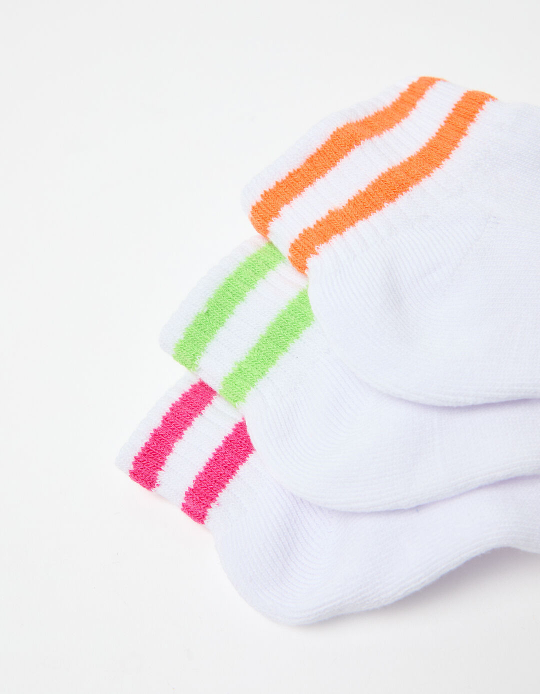 Pack 3 Pares de Meias Tornozelo, Mulher, Branco