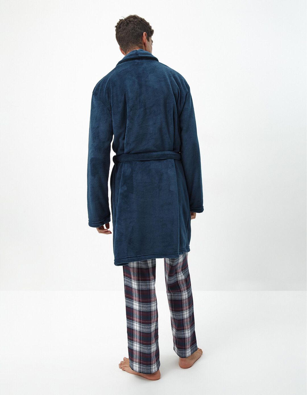 Robe Coralina, Homem, Azul Escuro