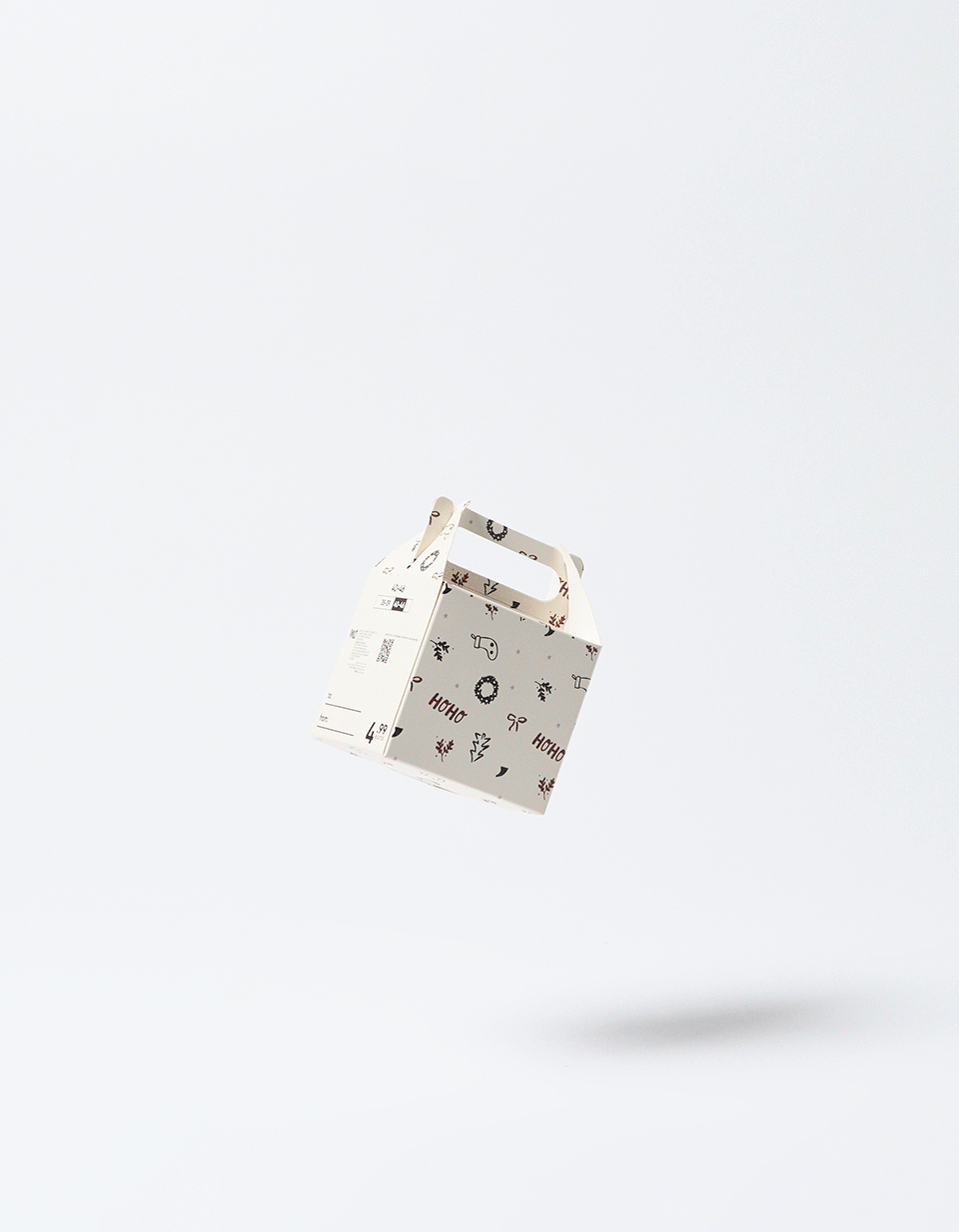 Comprar Online Par de Meias Antiderrapantes Natal, Homem, Vermelho