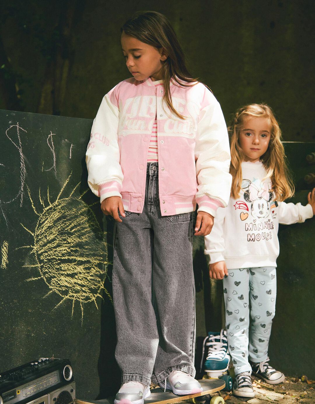 Casaco Bomber, Menina, Rosa Claro