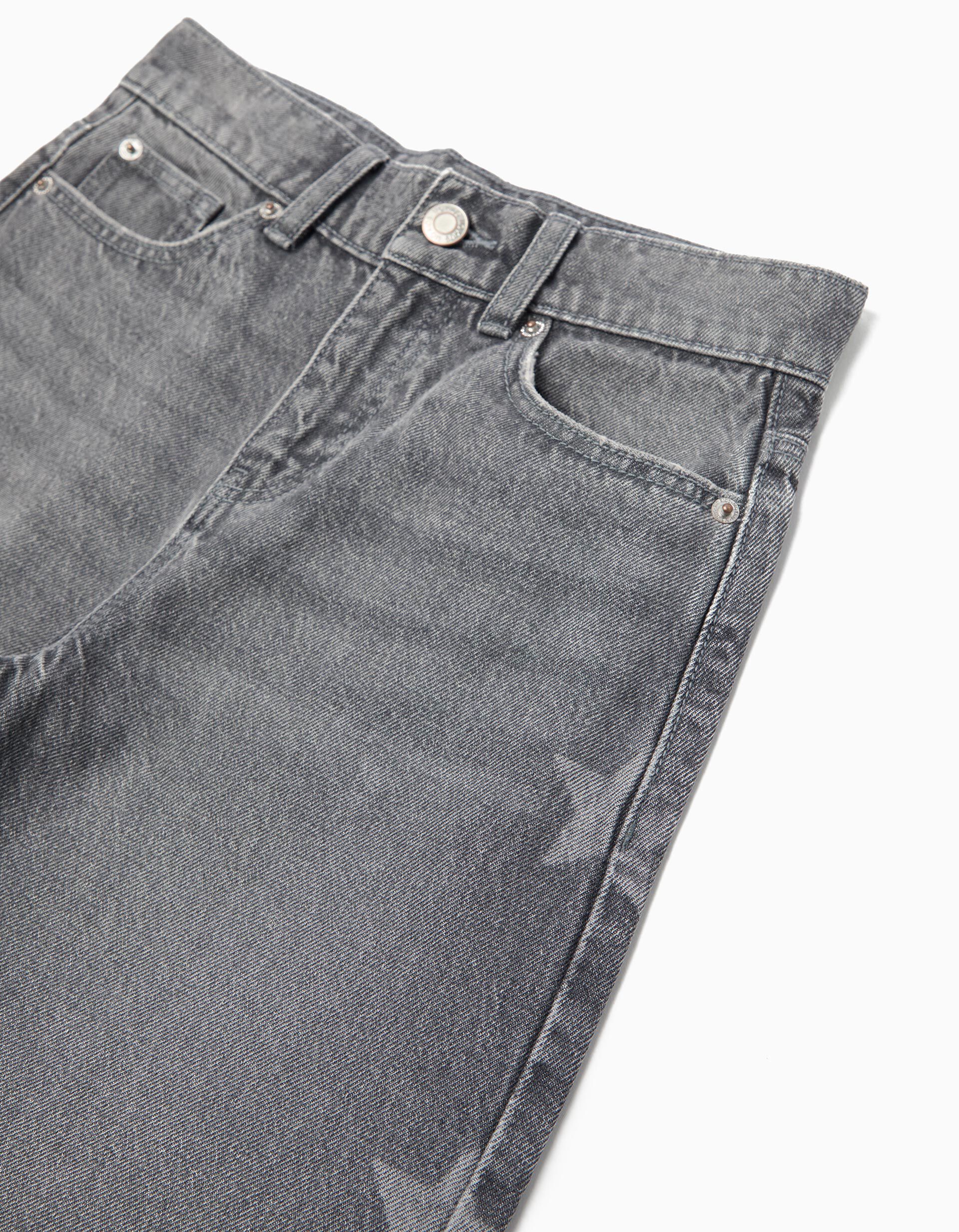 Comprar Online Cal&ccedil;as de Ganga 'Wide Leg' Estrelas, Menina, Cinzento