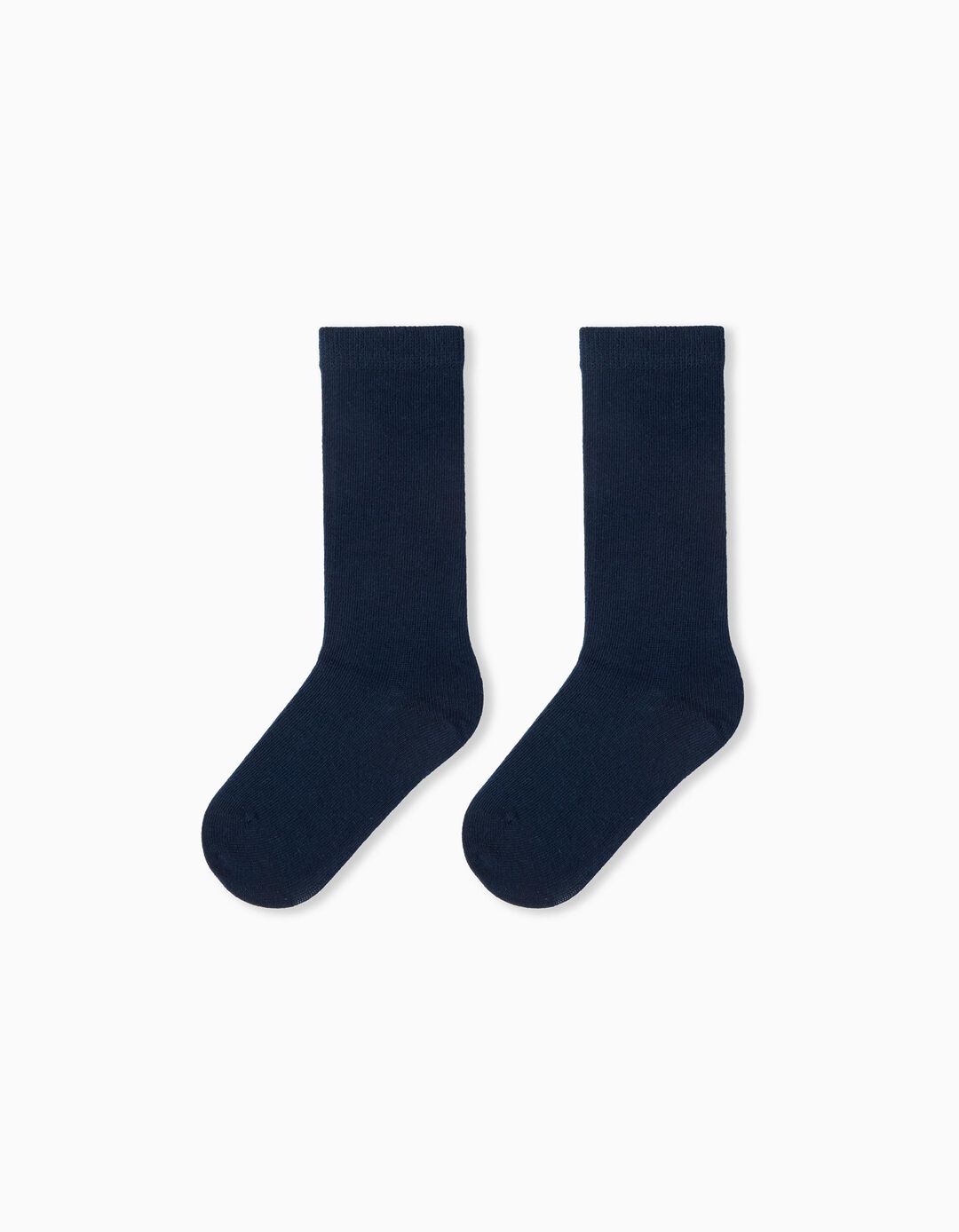 2 Pairs of High Socks Pack, Baby Boys, Dark Blue