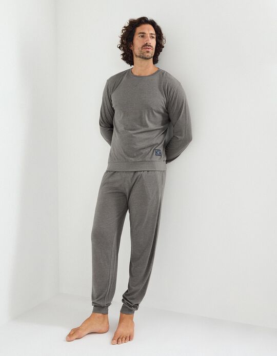 Comprar Online Pijama Jersey, Homem, Cinzento 