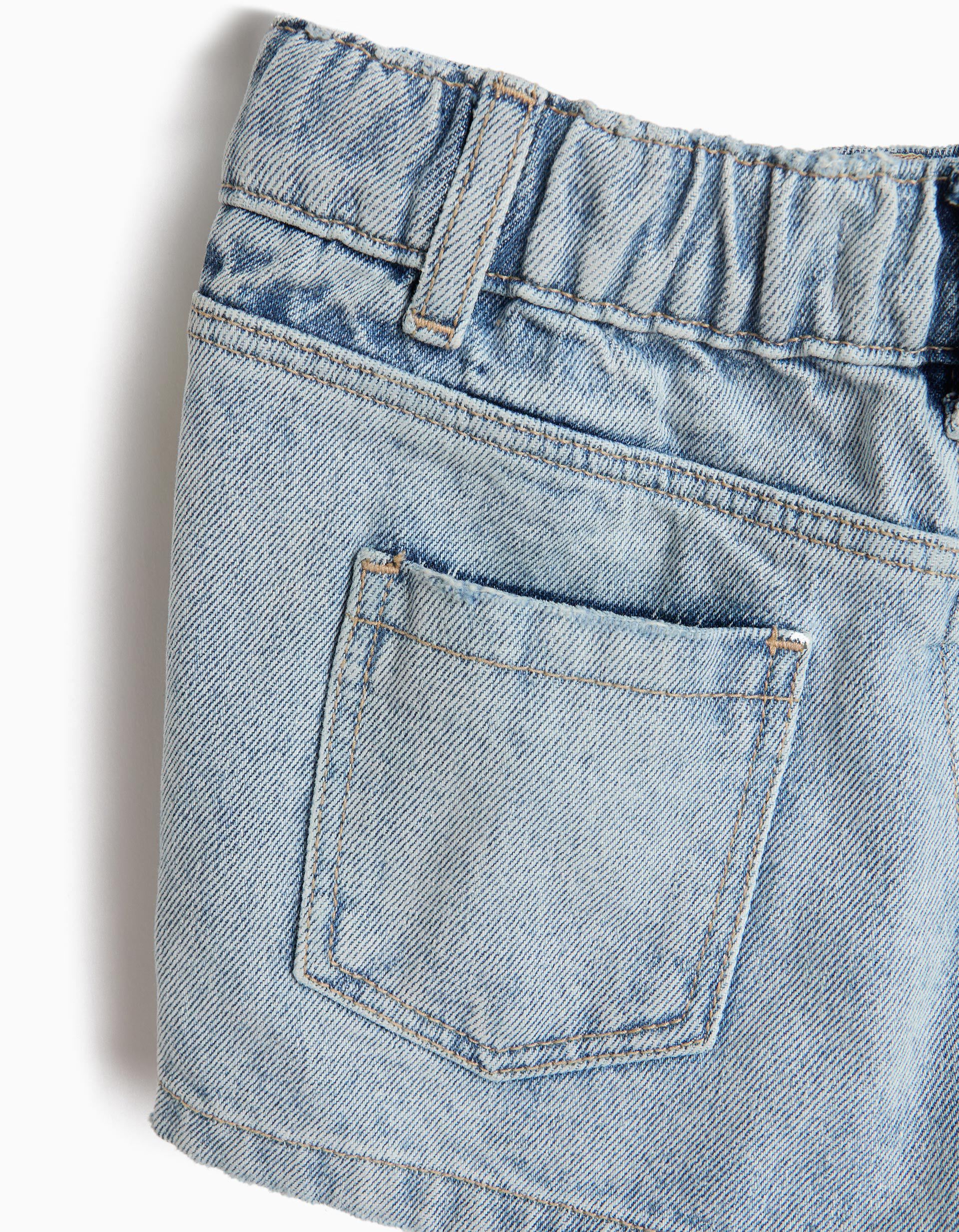 Comprar Online Saia-Cal&ccedil;&atilde;o, Menina, Azul Claro