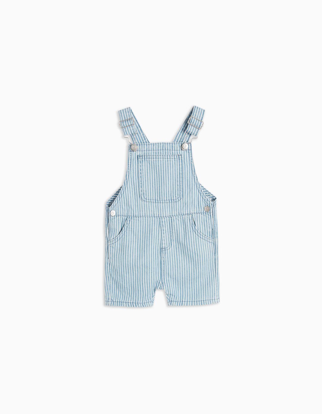 Striped Dungarees, Baby Boys, Blue