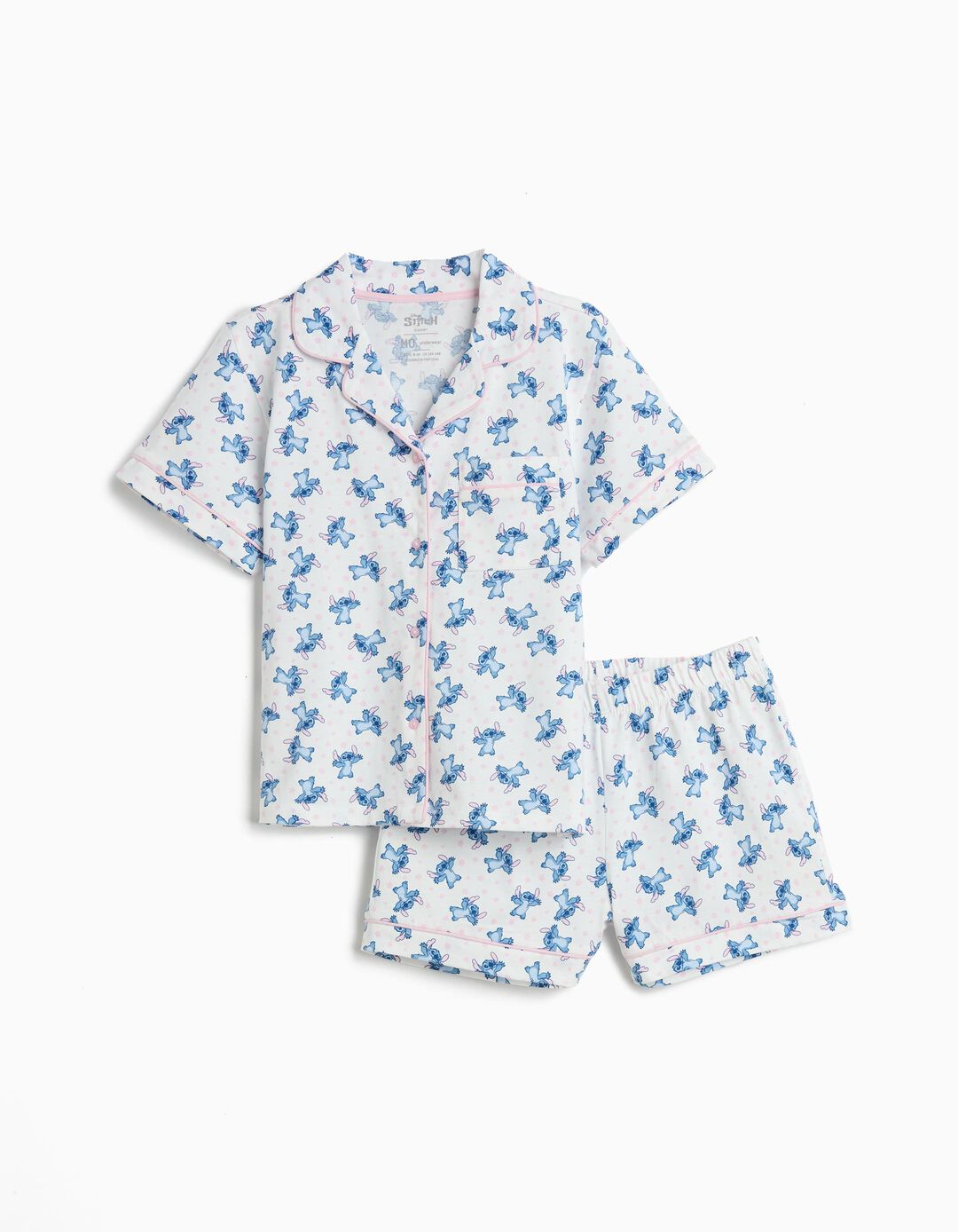 Pijama 'Stitch' &copy;Disney, Menina, Branco 
