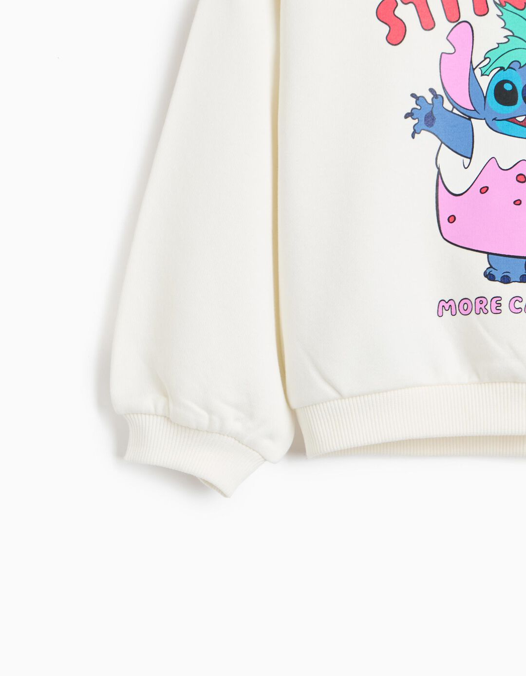 Sweatshirt Cardada 'Stitch' &copy;Disney, Menina, Branco