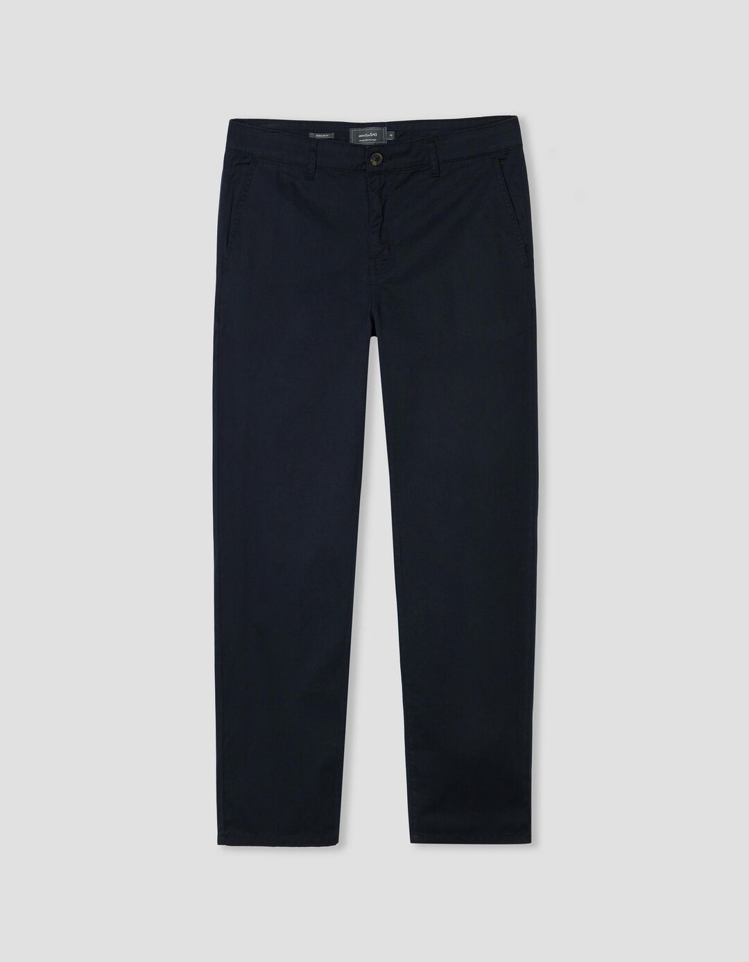 Regular Fit Twill Trousers, Men, Dark Blue