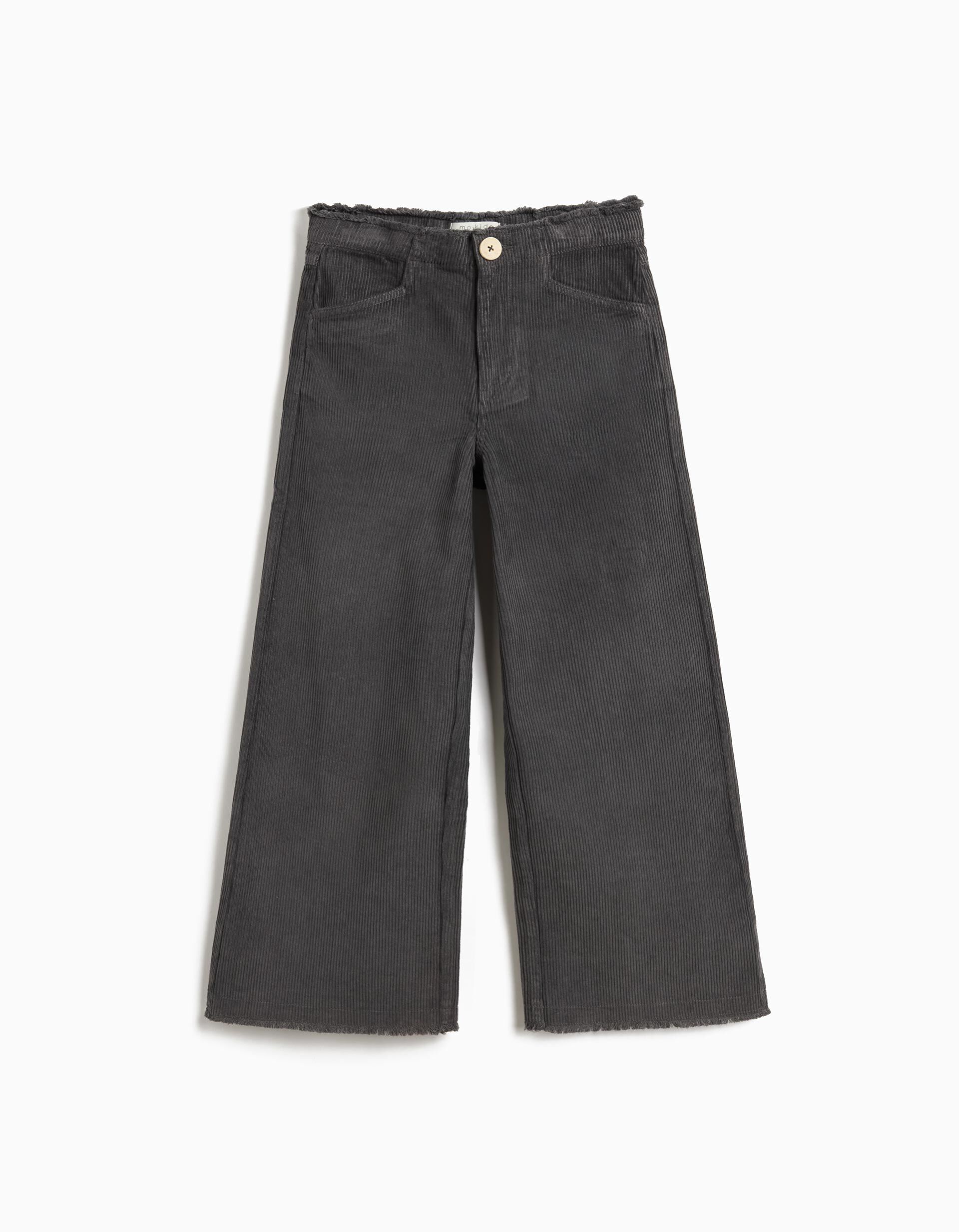 Comprar Online Cal&ccedil;as Wide Leg, Menina, Cinzento Escuro