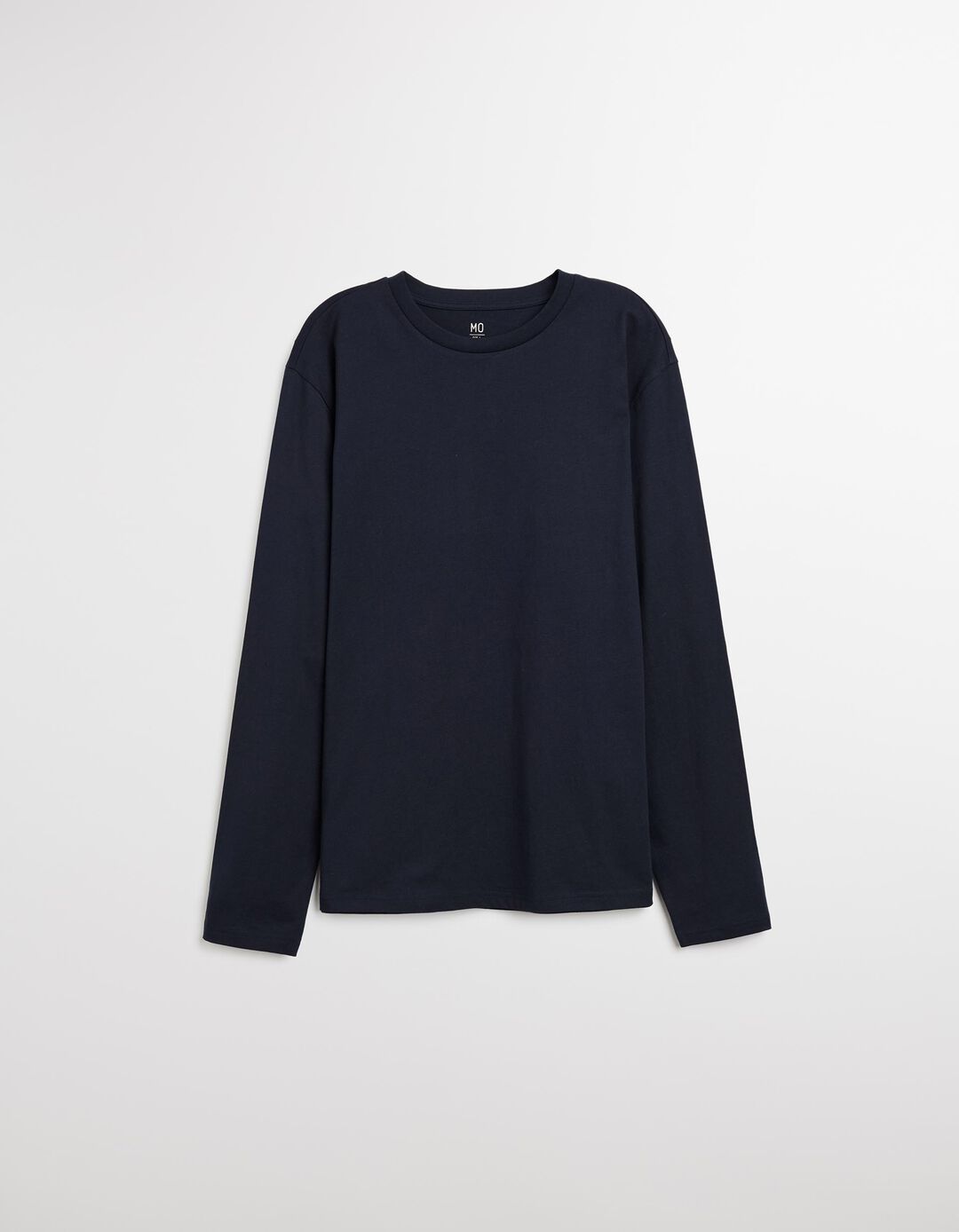 T-shirt de Manga Comprida, Homem, Azul Escuro