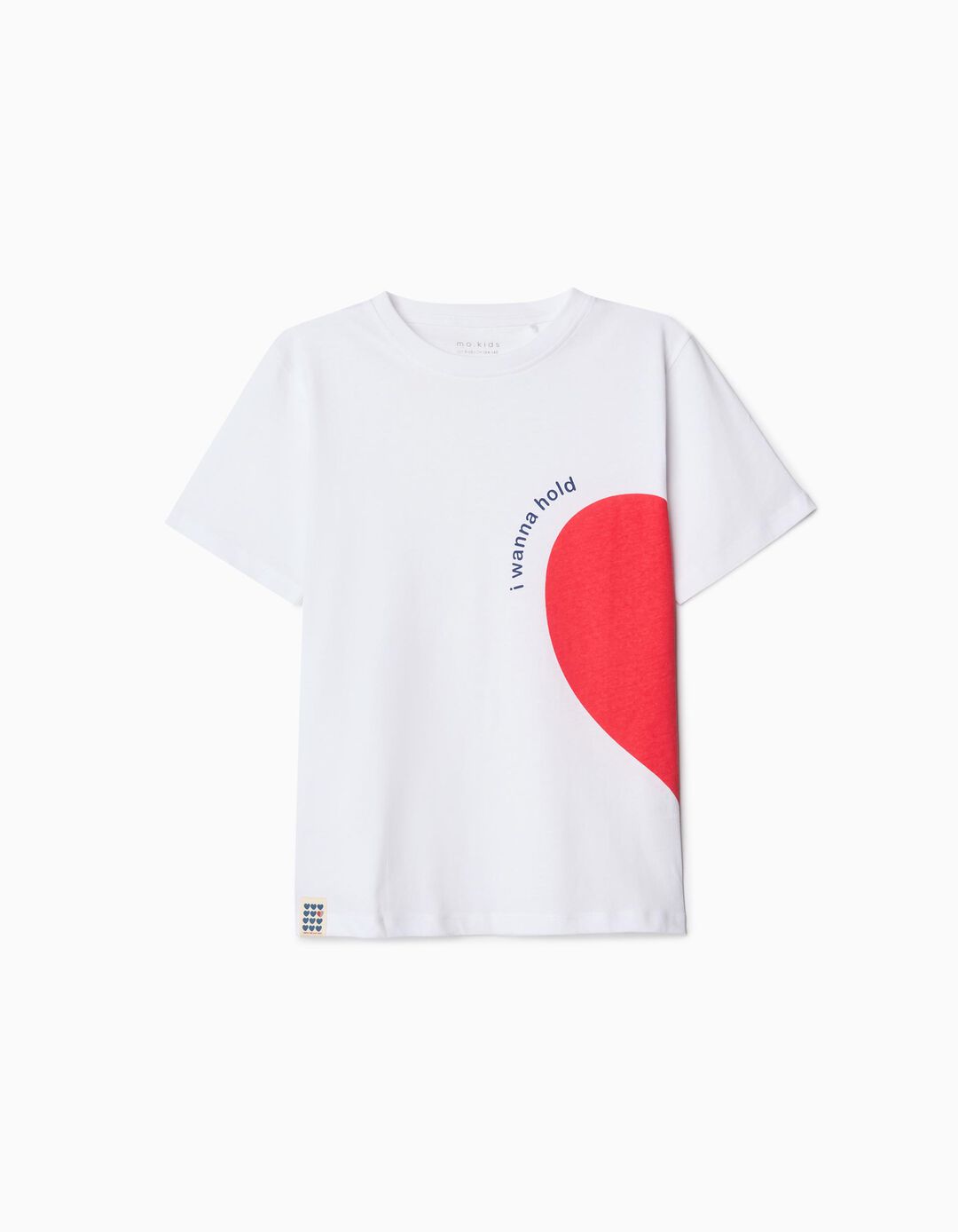 T-shirt Dia dos Namorados, Menino, Branco