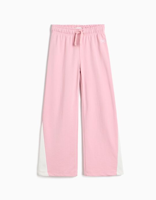 Comprar Online Cal&ccedil;as De Felpa Wide Leg, Menina, Rosa