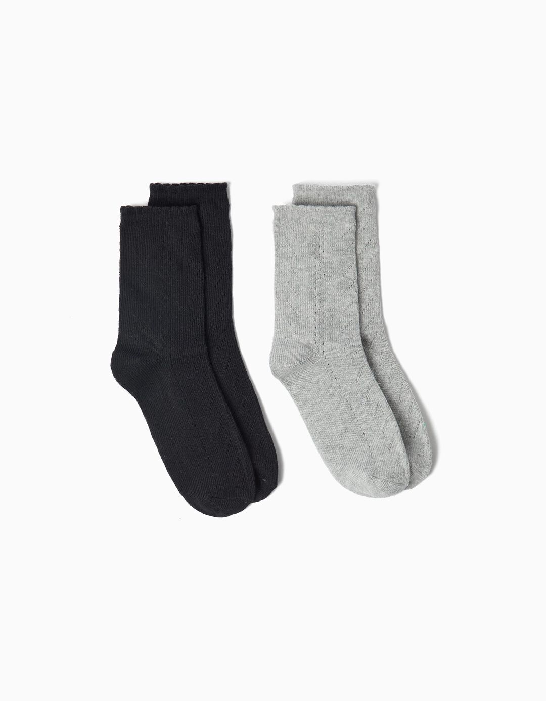 Pack 2 Pares De Meias, Menina, Preto