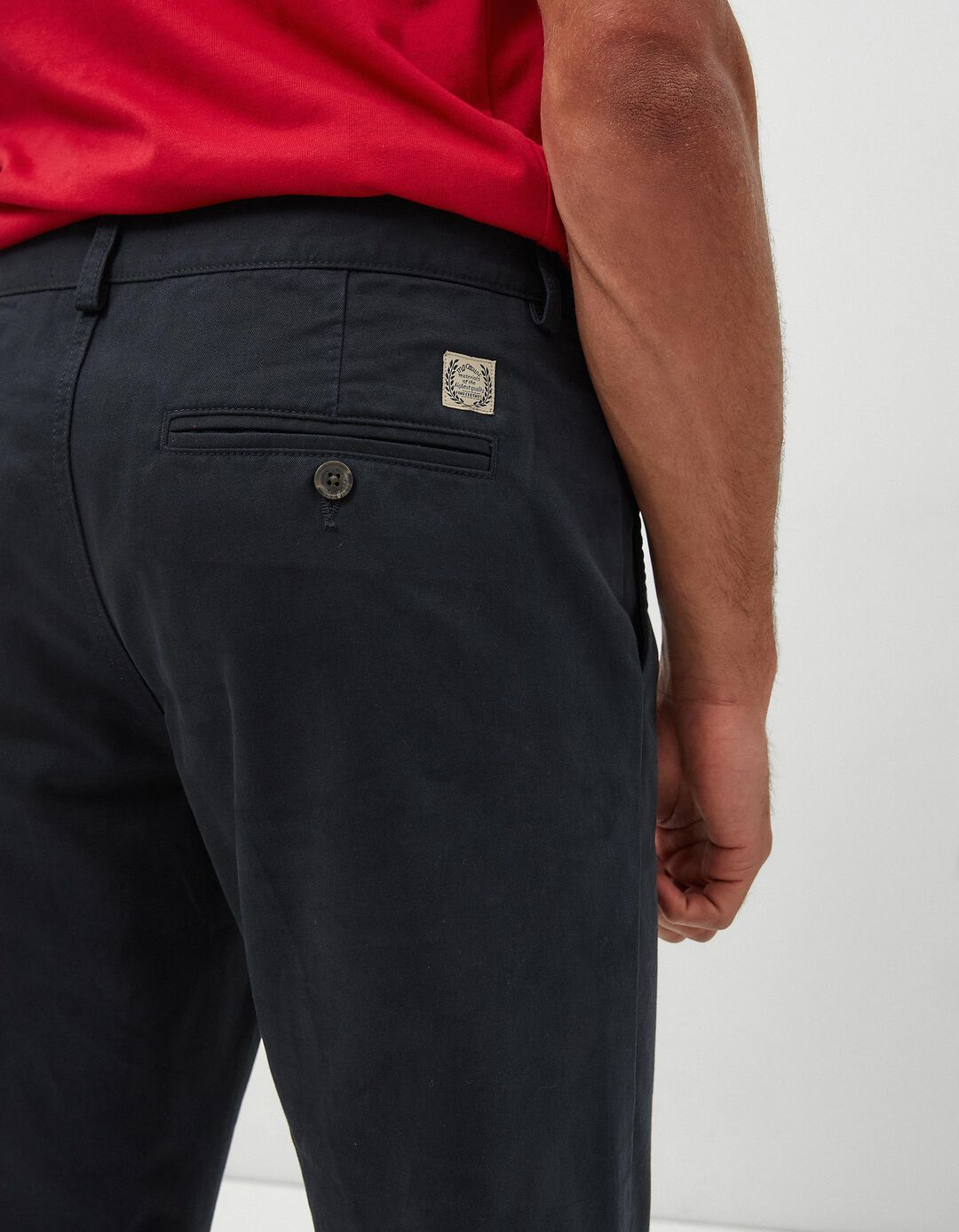 Cal&ccedil;as Chino Premium 'Slim fit', Homem, Azul Escuro