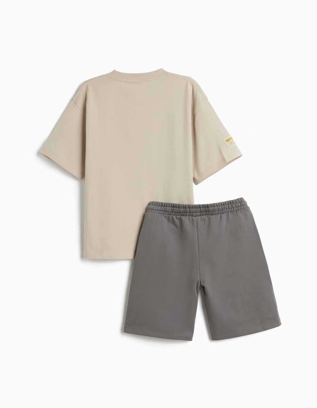 Conjunto T-shirt e Cal&ccedil;&otilde;es, Menino, Cinzento