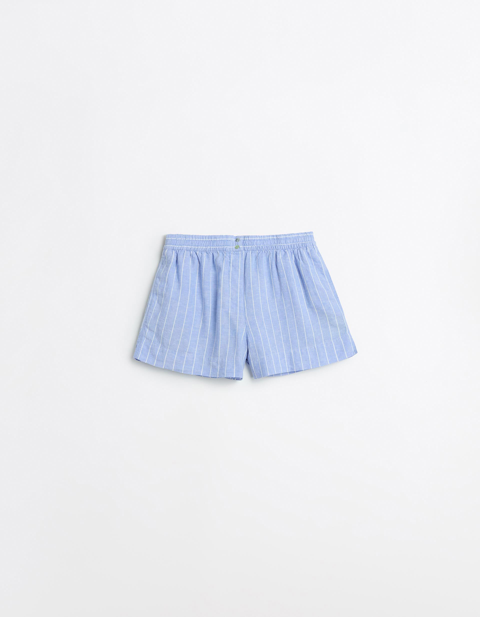 Comprar Online Cal&ccedil;&otilde;es com Linho, Mulher, Azul