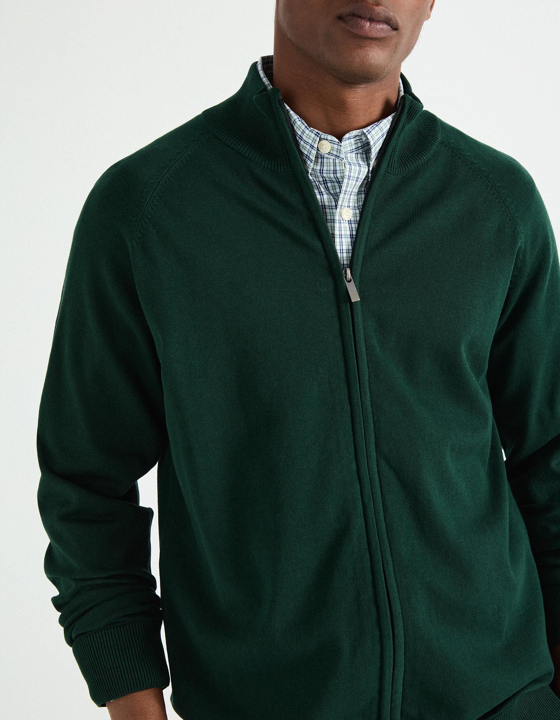 Comprar Online Casaco de Malha, Homem, Verde Escuro