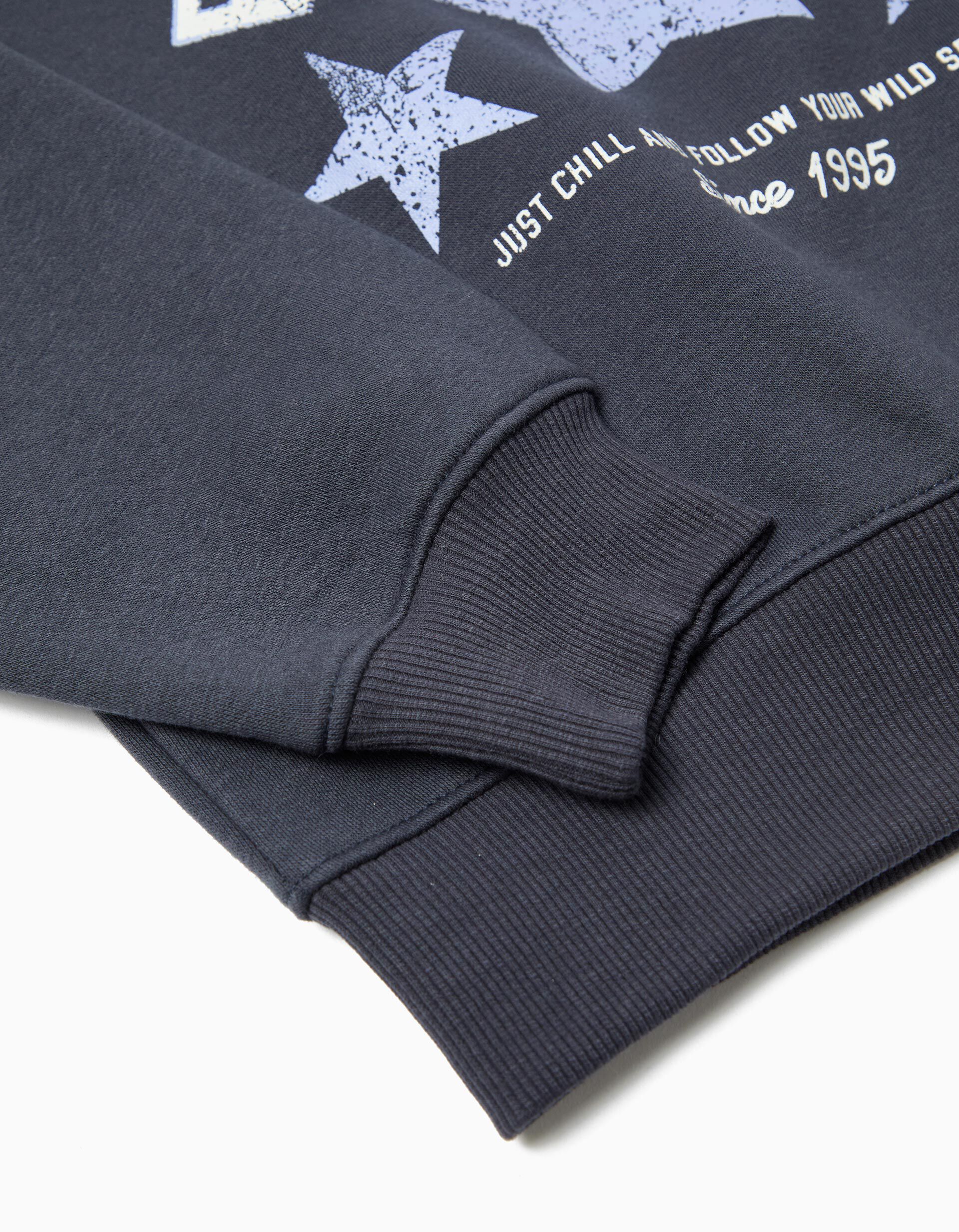 Comprar Online Sweatshirt, de Felpa Menina, Azul Escuro