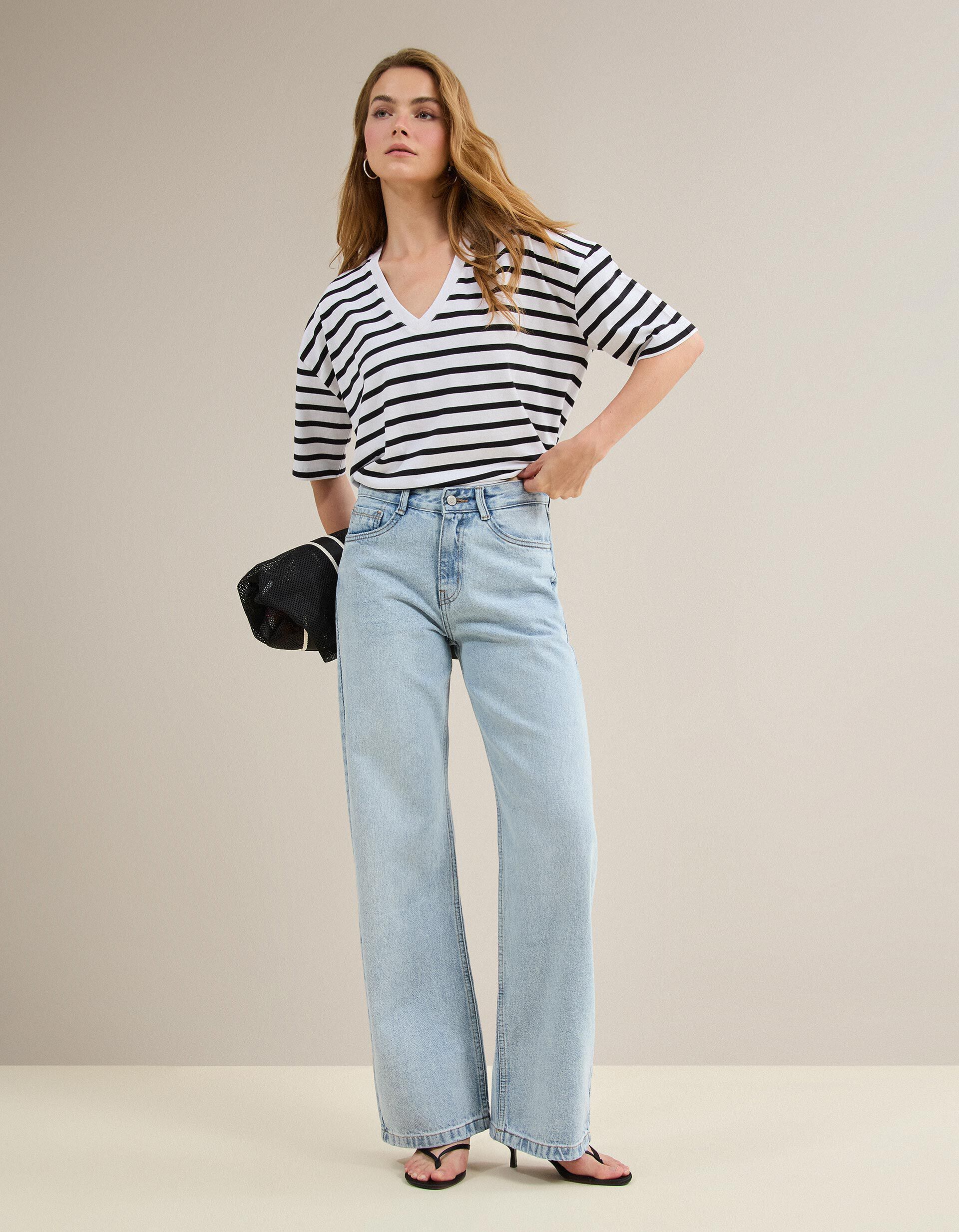 Comprar Online Cal&ccedil;as De Ganga 'Wide Leg', Mulher, Azul Claro