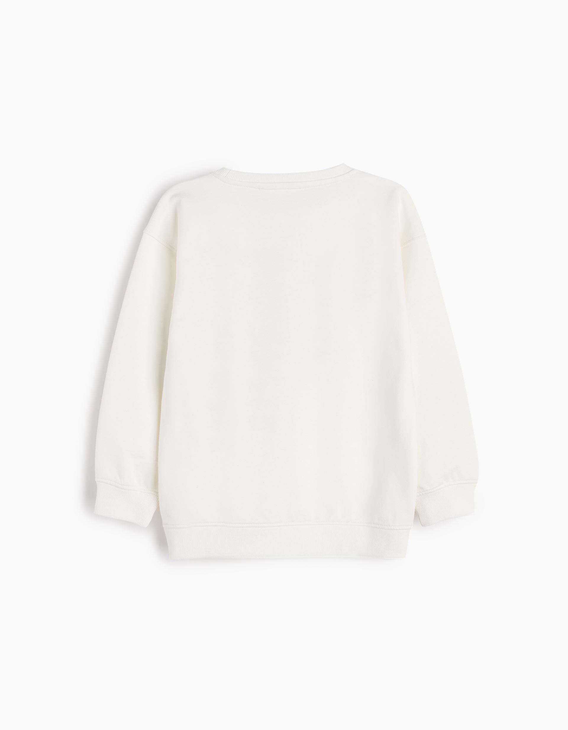 Comprar Online Sweatshirt de Felpa Estampado, Menino, Branco