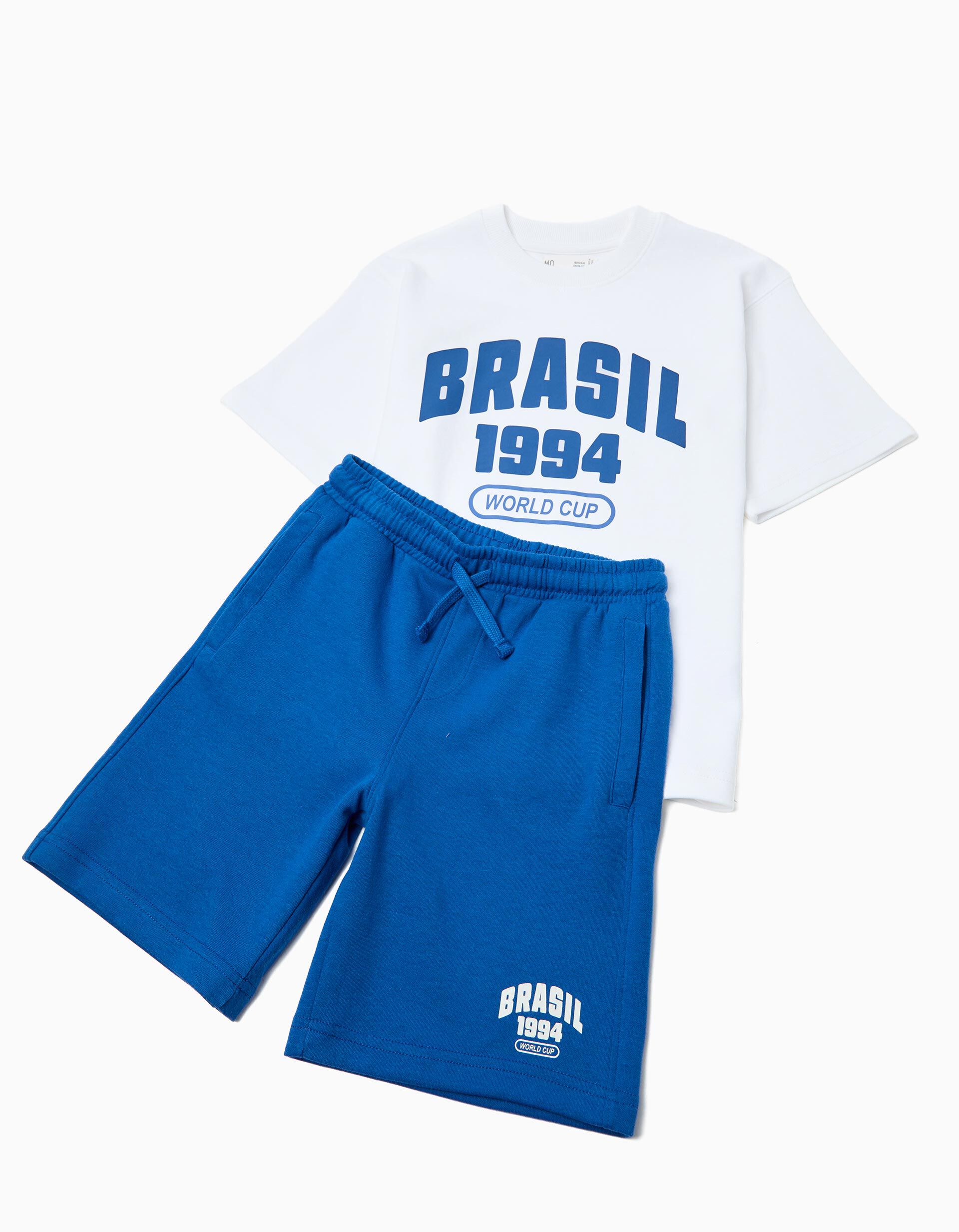 Comprar Online Conjunto T-shirt e Cal&ccedil;&otilde;es, Menino, Azul