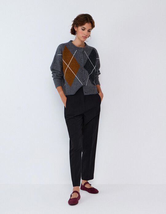 Comprar Online Cal&ccedil;as De Cintura Subida, Mulher, Preto