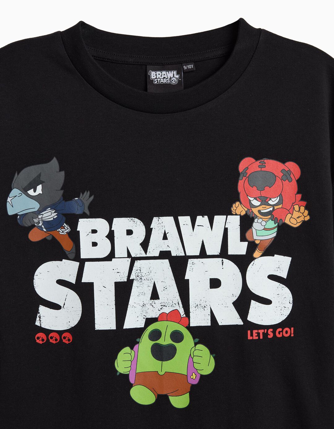 T-shirt 'Brawl Stars', Menino, Preto