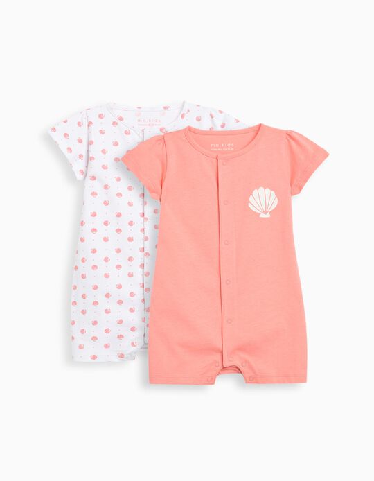 Comprar Online Pack 2 Macacões, Menina, Rosa