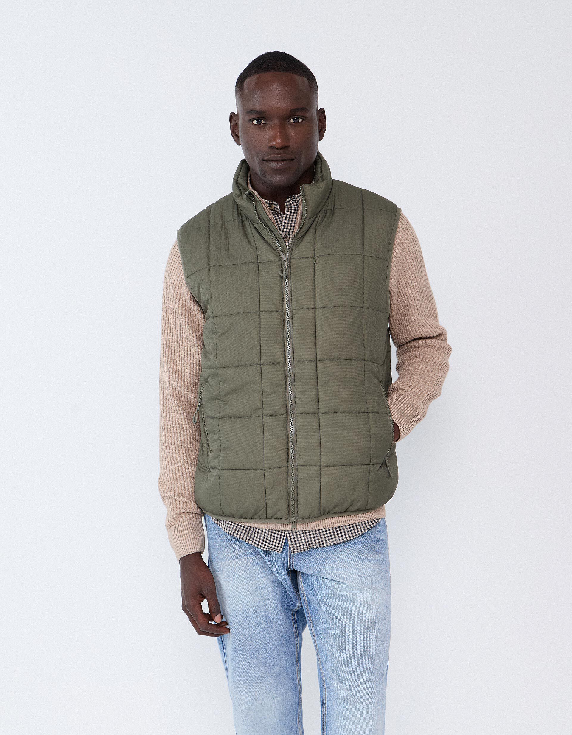 Comprar Online Colete Acolchoado, Homem, Verde Escuro
