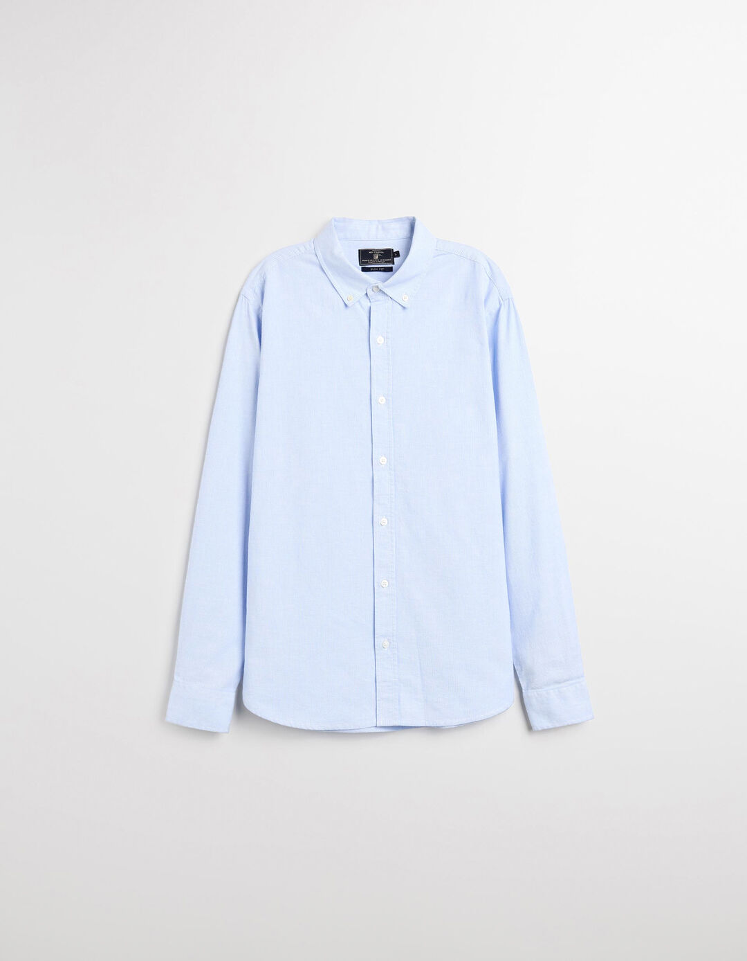 Camisa 'Slim Fit', Homem, Azul Claro