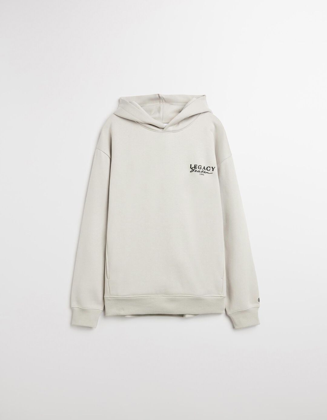 Sweatshirt Felpa com Capuz, Homem, Bege Claro