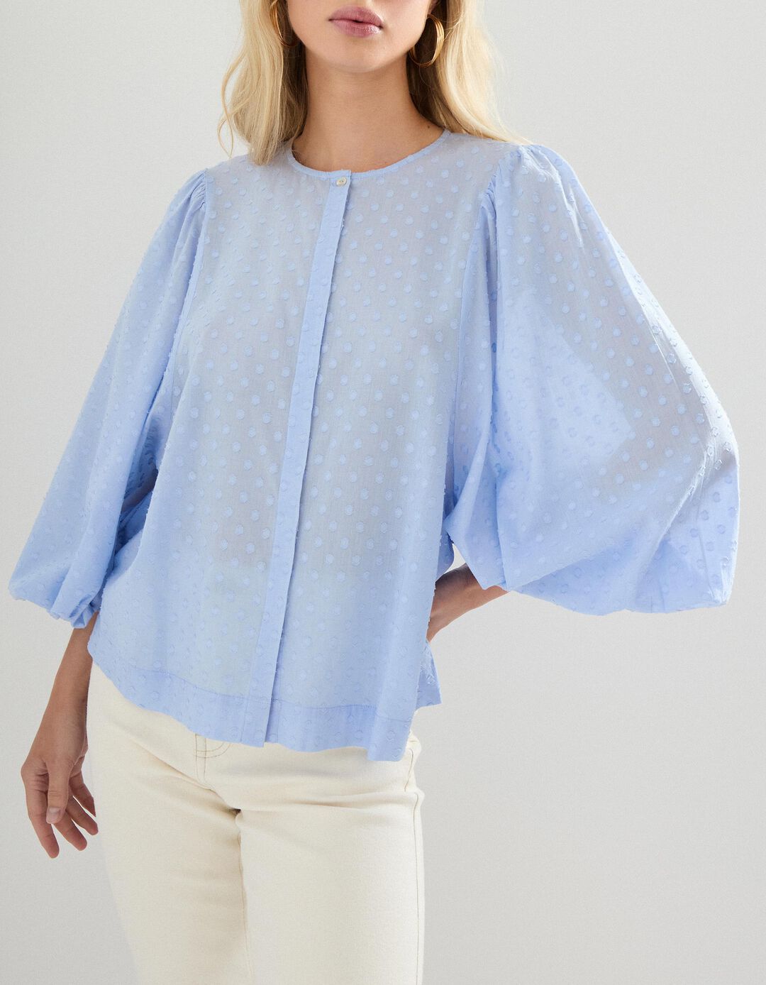 Blusa, Mulher, Azul 