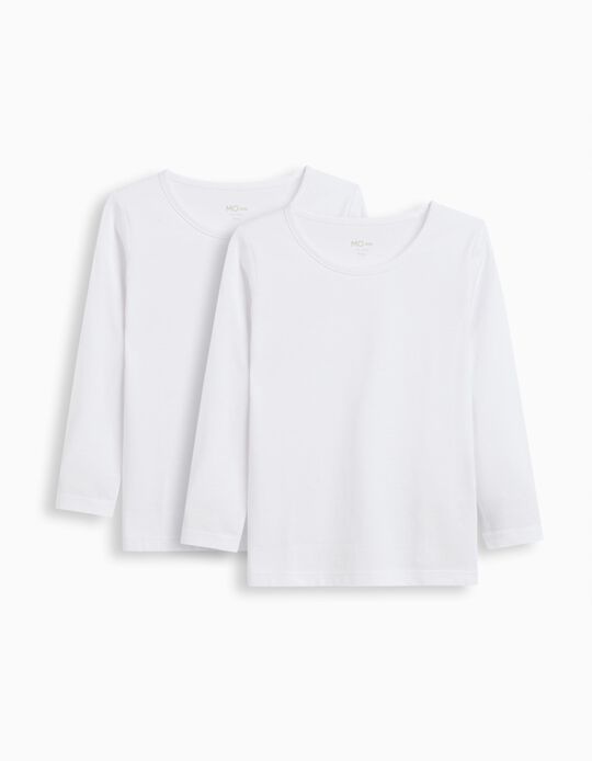 Comprar Online Pack 2 Camisolas Interiores, Menino, Branco