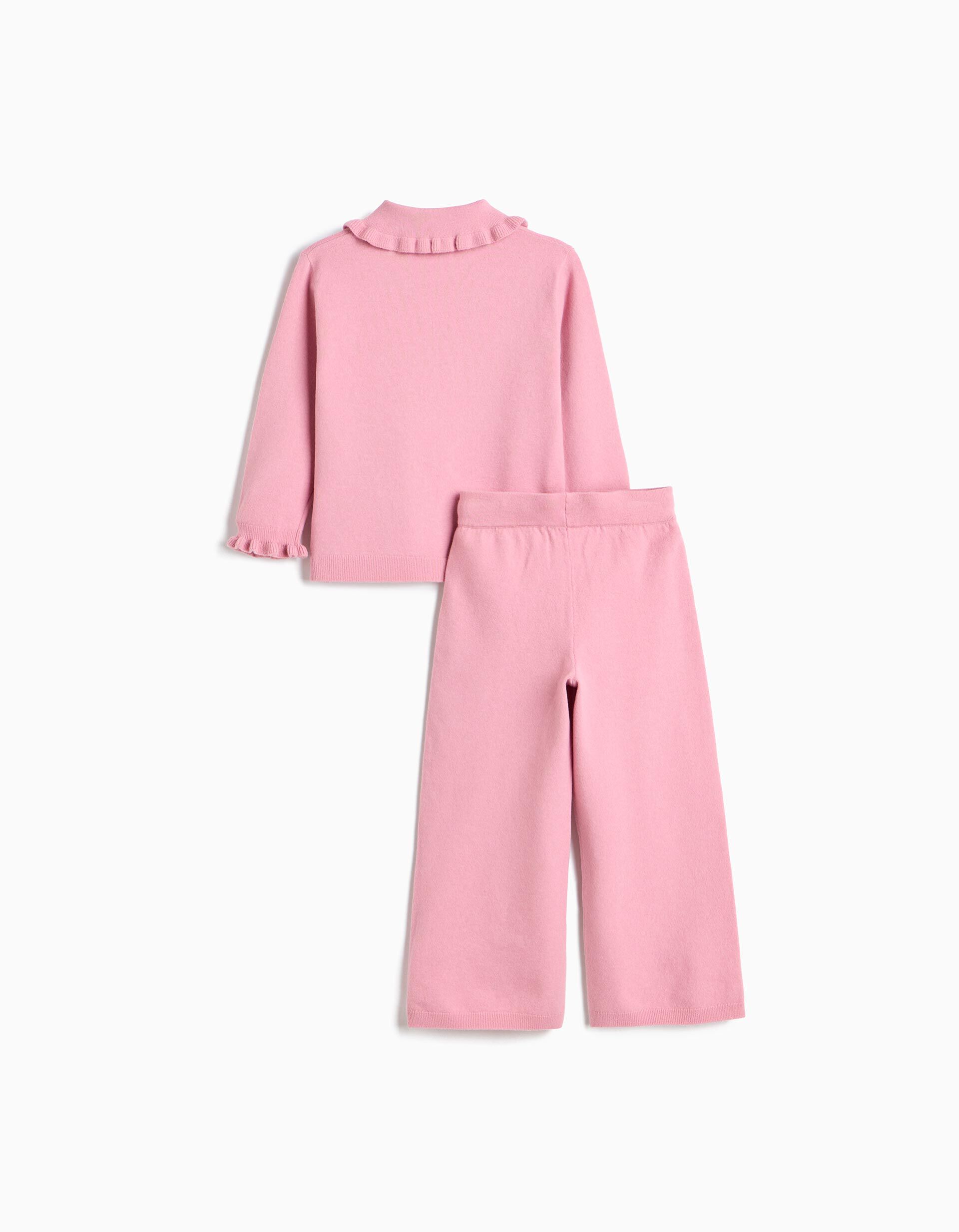 Comprar Online Conjunto De Malha, Menina, Rosa