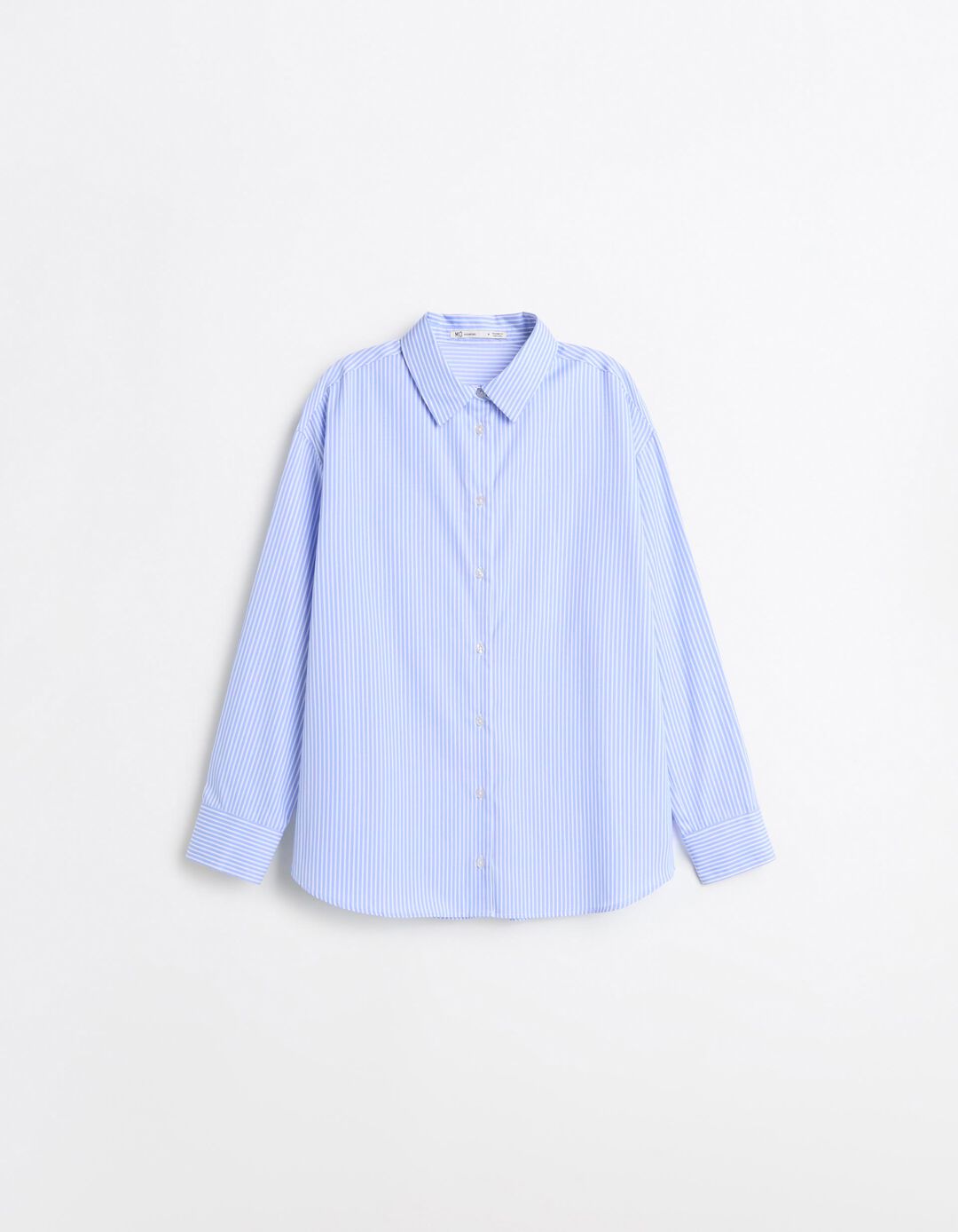 Camisa &Agrave;s Riscas, Mulher, Azul Claro