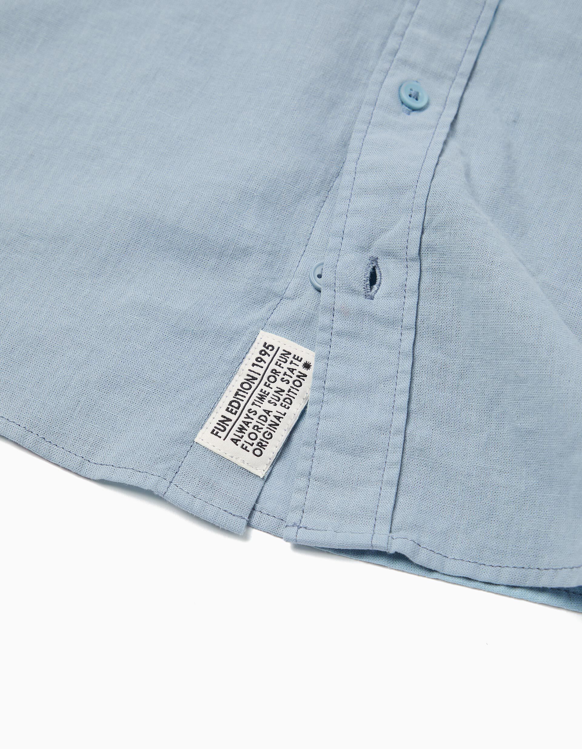 Comprar Online Camisa 'Relaxed Fit', Menino, Azul