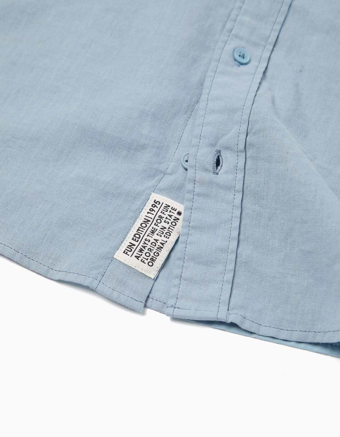 Camisa 'Relaxed Fit', Menino, Azul