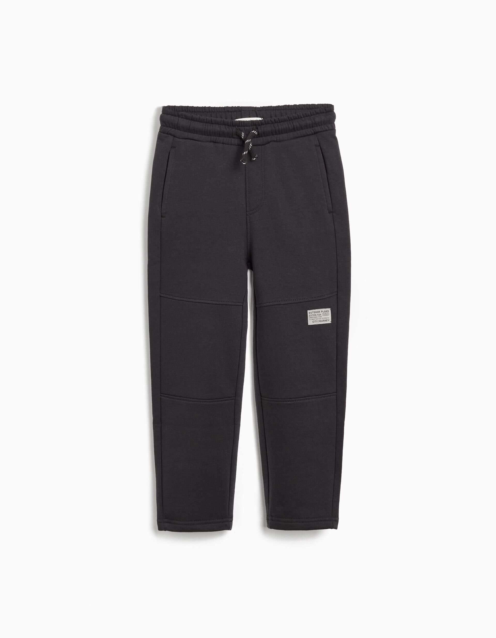 Comprar Online Cal&ccedil;as Felpa, Menino, Cinzento Escuro 