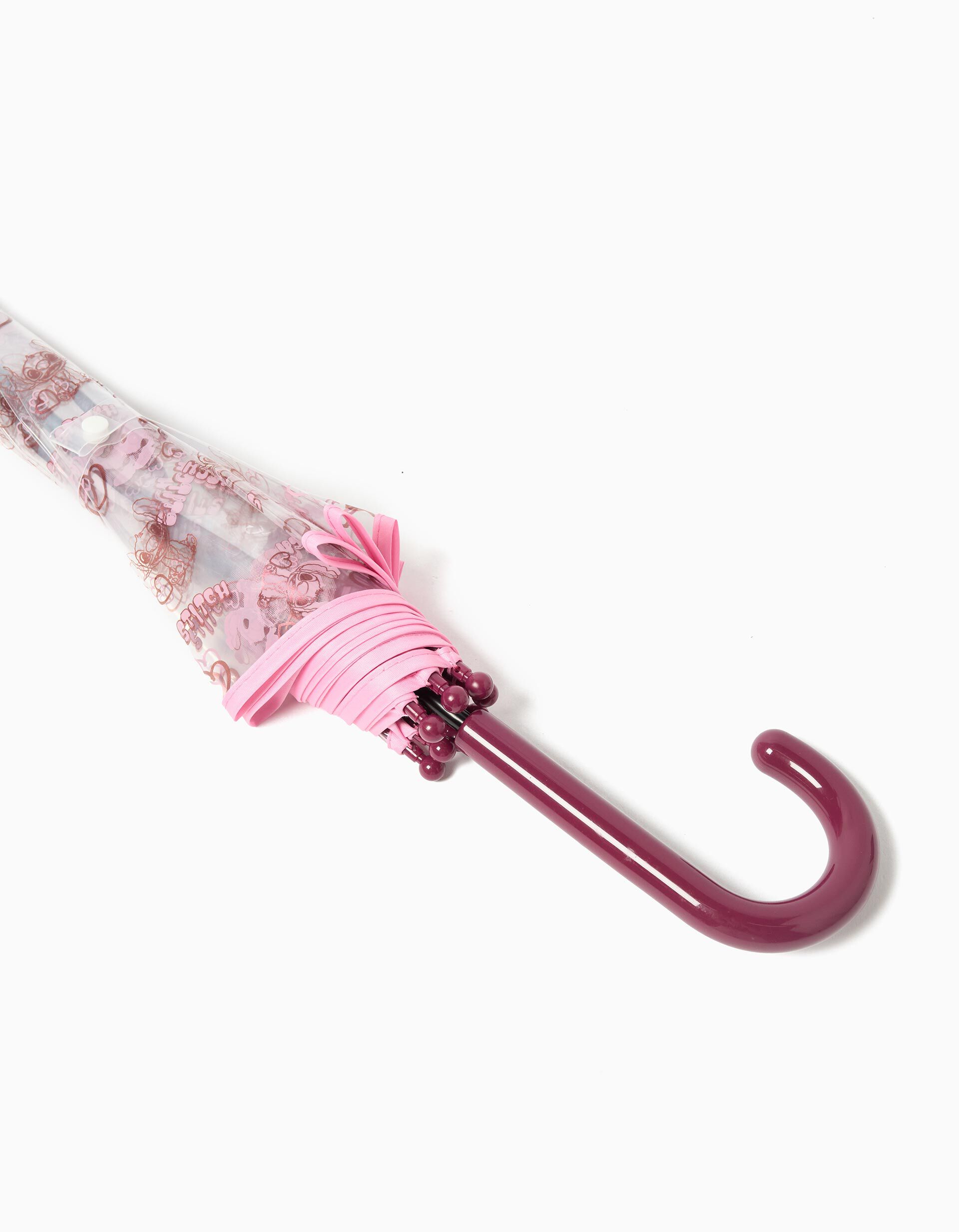 Comprar Online Guarda-chuva Transparente 'Stitch' &copy;Disney, Menina, Branco