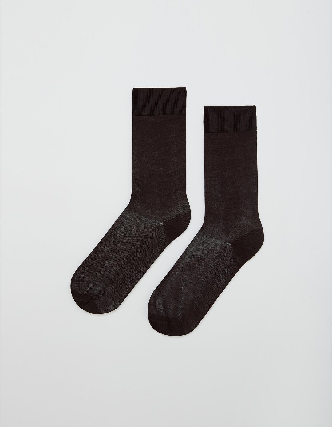 100% Cotton Socks for Men, Brown
