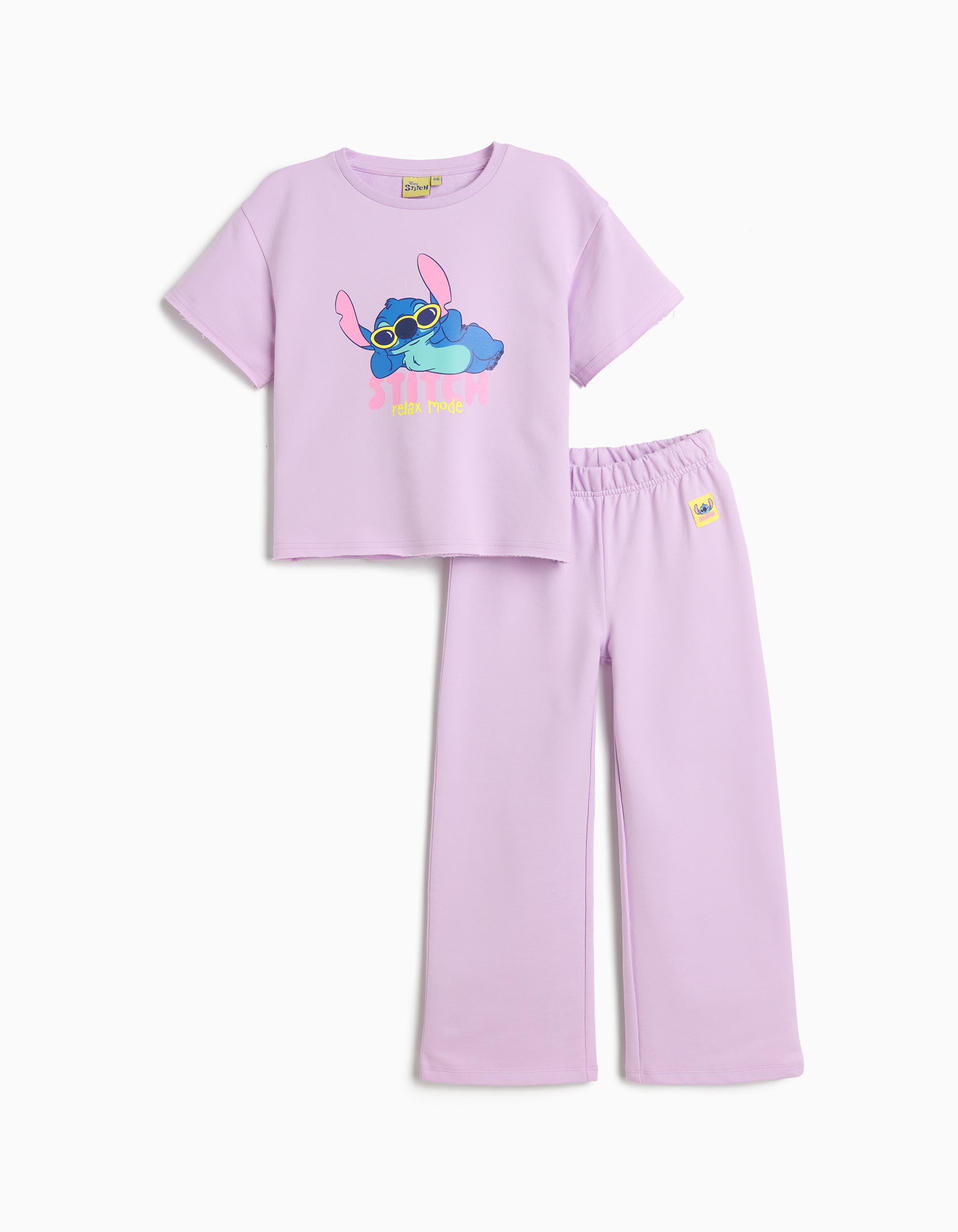 Comprar Online Conjunto 'Stitch' &copy;Disney, Menina, Roxo Claro